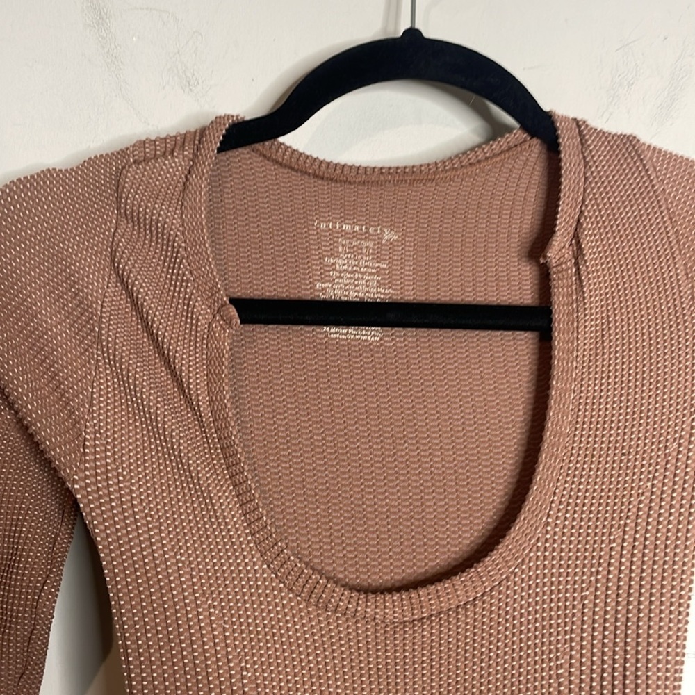 Free People Intimately | Clean Slate Layering Top in Withered Rose Size XS/S NWT - Picture 3 of 6